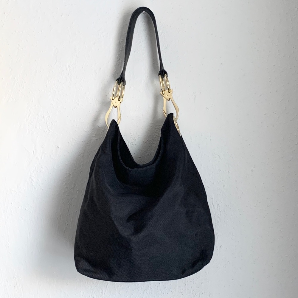 JPK Black Bucket Hobo Purse